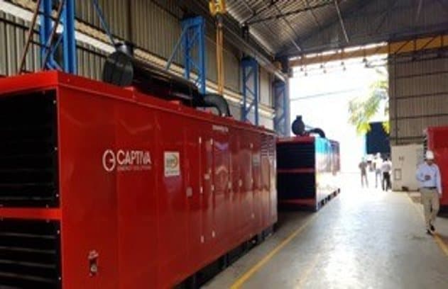 Groupes électrogènes de 1 100 kVA en atelier avant livraison